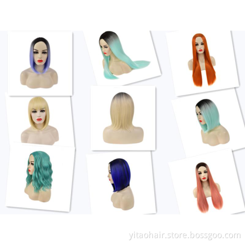 Fashion Men Wigs Brown Black Man Wig Short Synthetic Wig Natural for Men DHL Soft FEDEX French Hair Style TNT Technique EMS grey